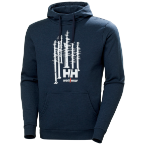Sweat à capuche de travail homme Graphic marine - Helly Hansen