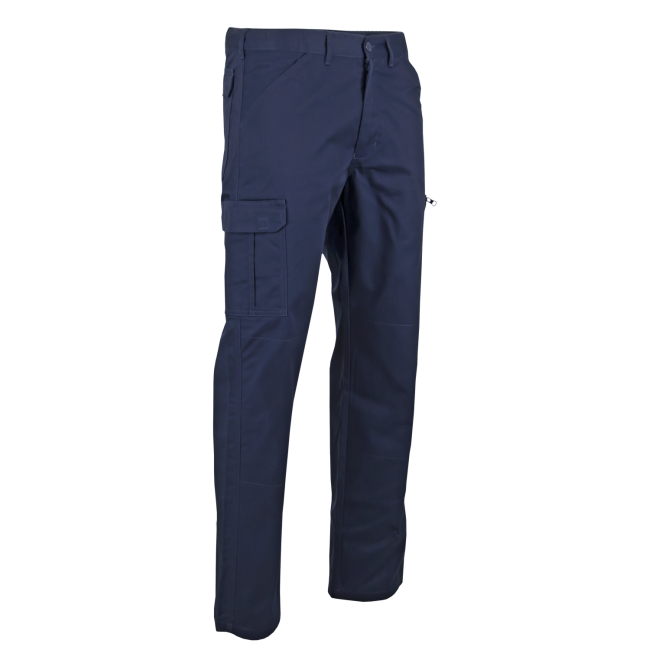 Pantalon braguette zippée multipoches Ampère Marine - LMA