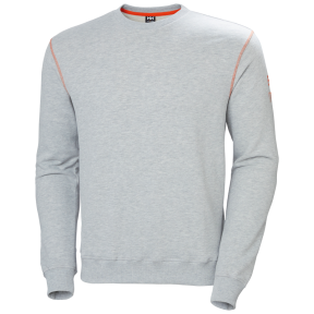 oxford sweatshirt grey melange mens - helly hansen workwear