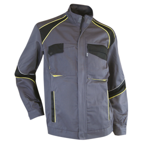 Blouson tricolore Dynamics Semis Gris noir et jaune - LMA