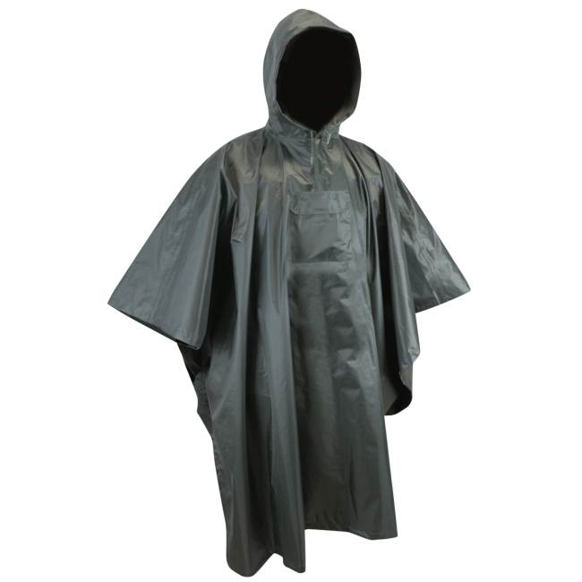 Poncho de pluie souple Climat Kaki foncé - LMA