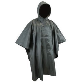 Soepele regenponcho Climat Donkerkaki - LMA
