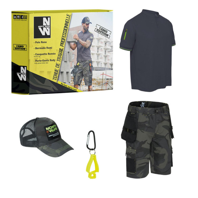 Pack professionele werkkleding camo editie - North Ways
