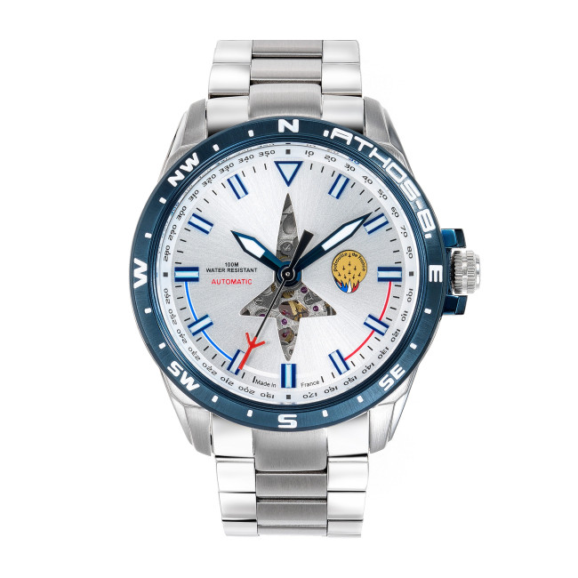 Automatisch herenhorloge ATHOS 8 zilver - Patrouille de France