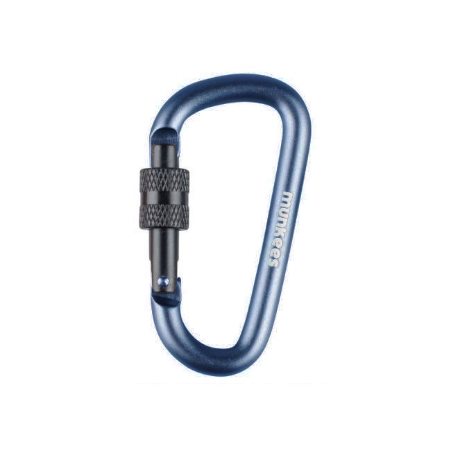 Schraubkarabiner (6 x 60 mm) Marineblau - Munkees