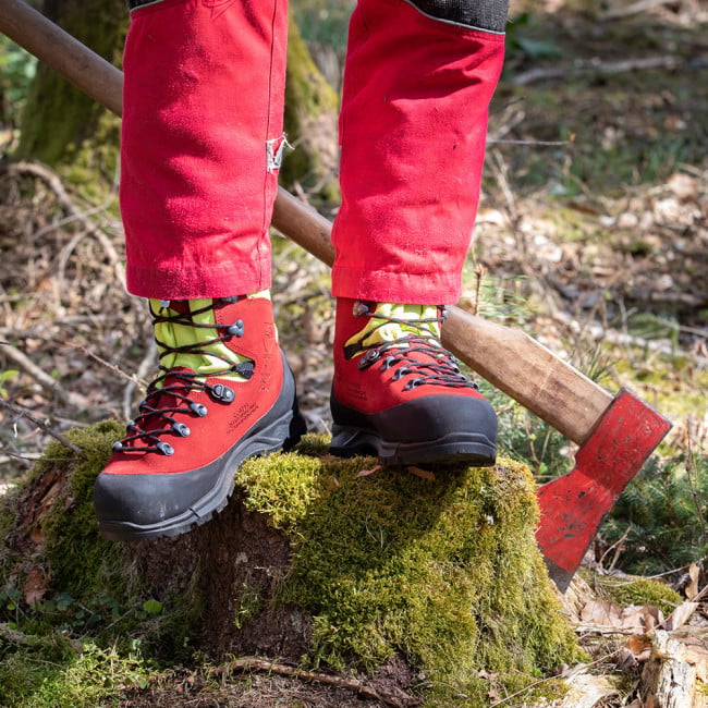 Chaussures de sécurité Protector Forest 2.1 GTX Rouge et jaune - Haix