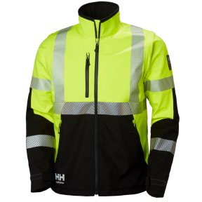 Hochsichtbare Softshell-Jacke Icu gelb - Helly Hansen