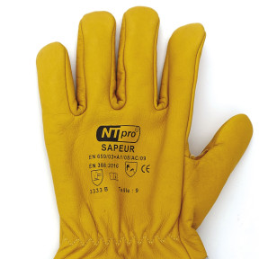 Gants Sapeur Pompier fleur de bovin -Patrol Equipement