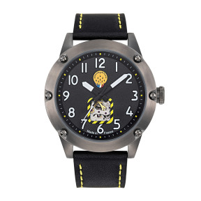 Montre homme automatique cuir noir Tarmac 701 M23 - Patrouille de France