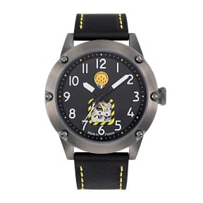 Herenhorloge automatisch zwart leer Tarmac 701 M23 - Patrouille de France