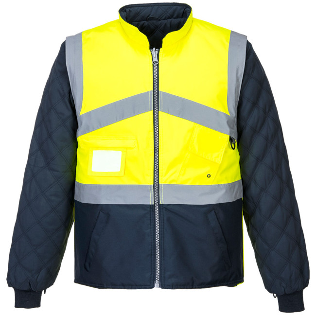 Kamizelka S769 Hi-Vis dwukolorowa odwracalna Żółta/Granatowa - Portwest
