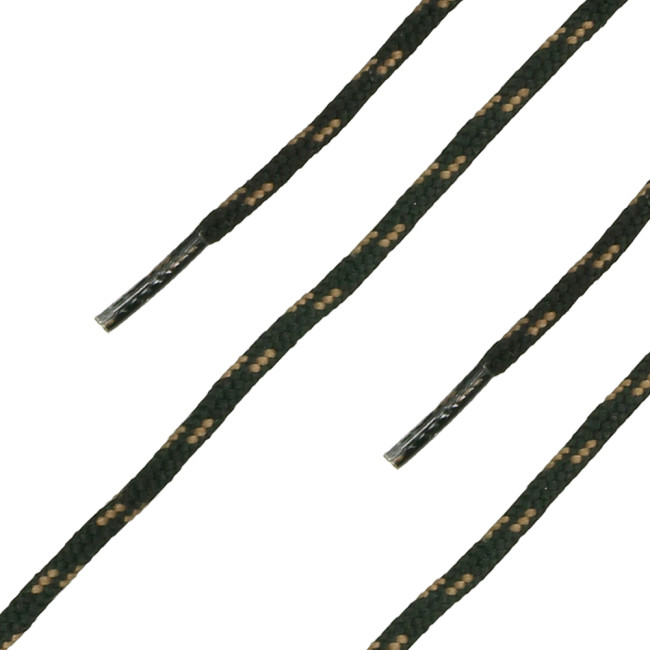 Ronde veters zwart/bruin - Haix