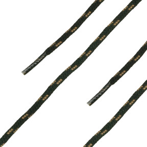 Ronde veters zwart/bruin - Haix