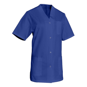Tunique pressions manches courtes Viviane Bleu gitane - SNV