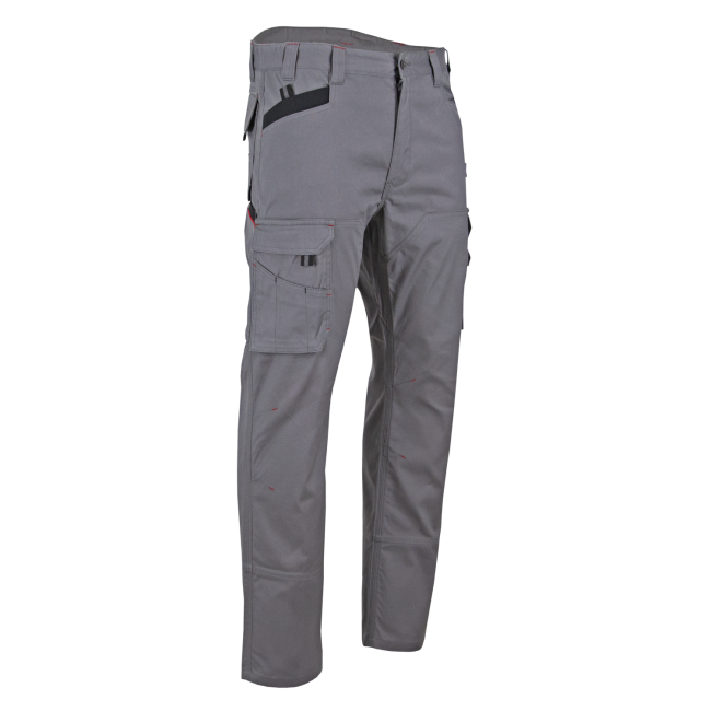Pantalon canvas extensible Torche Gris acier - LMA