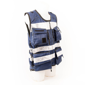 Multi-pocket interventievest STAFF ACCESS donkerblauw - Dimatex
