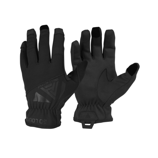 Gants légers en cuir synthétique noir - Direct Action