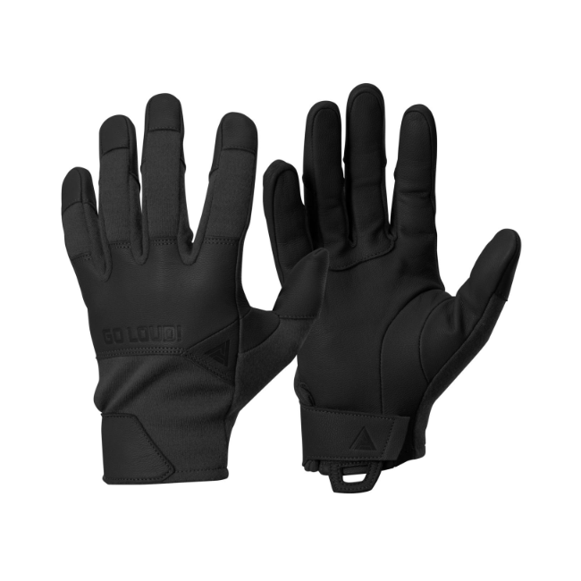Gants tactiques courts Nomex CROCODILE noir - Direct Action
