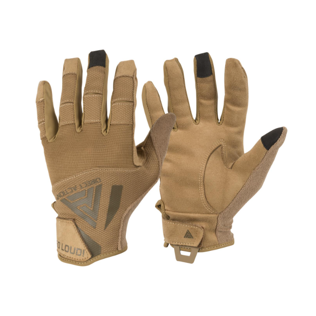 Gants durs en cuir synthétique coyote - Direct Action