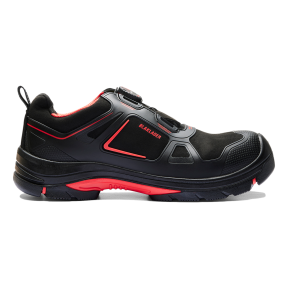 Sicherheitsschuhe Gecko S3 SRC HRO ESD Schwarz und rot - Blaklader