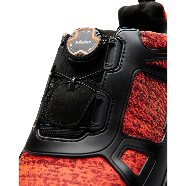 Sicherheitsschuhe Gecko S3 SRC HRO ESD Orange und schwarz - Blaklader