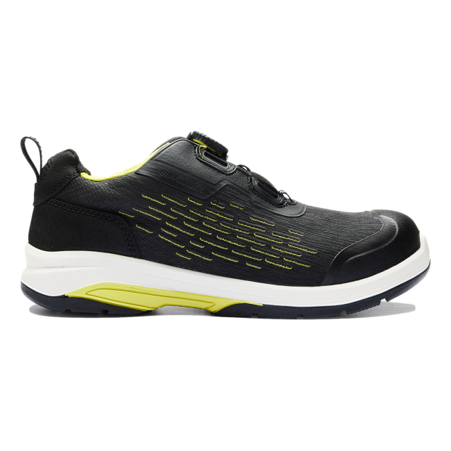 Chaussures de sécurité Cradle S1P SRC ESD Noir et jaune fluo - Blaklader