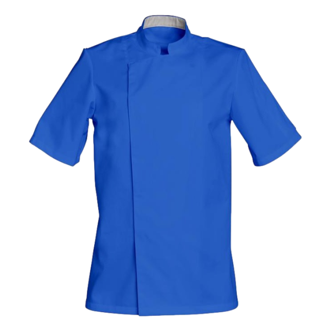 Veste de cuisine manches courtes Cookie Bleu gitane - SNV