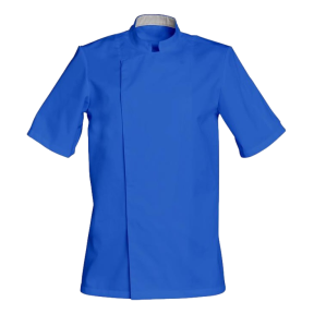 Kochjacke mit kurzen Ärmeln Cookie Gitanenblau - SNV