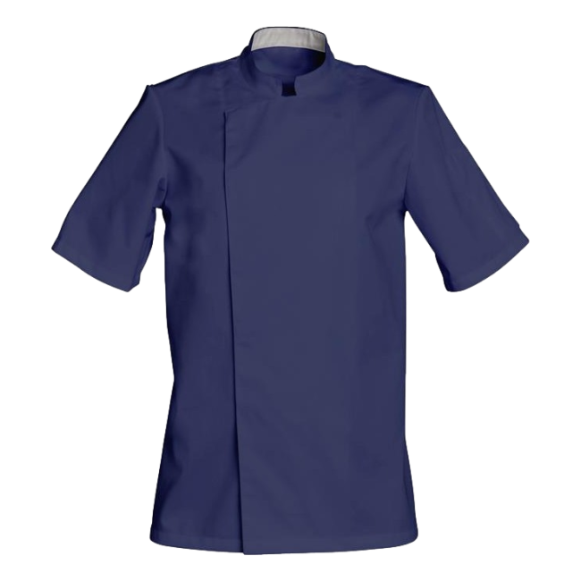 Veste de cuisine manches courtes Cookie Marine - SNV