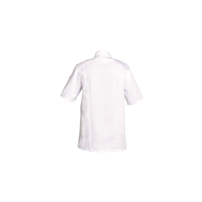 Veste de cuisine manches courtes Fabrice blanc - SNV