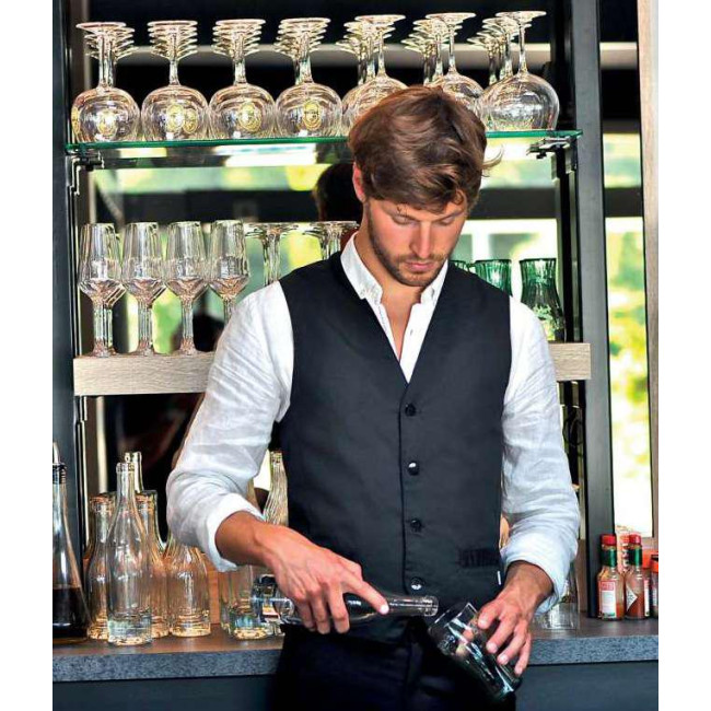 Gilet de service sans manches Felix Noir - SNV