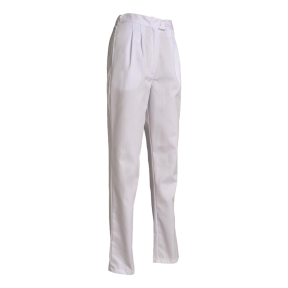 Pantalon de cuisine Gisèle Blanc - SNV
