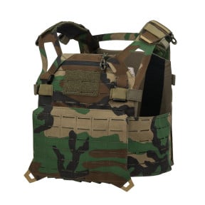 Draagplaten Spitfire in cordura woodland - Direct Action