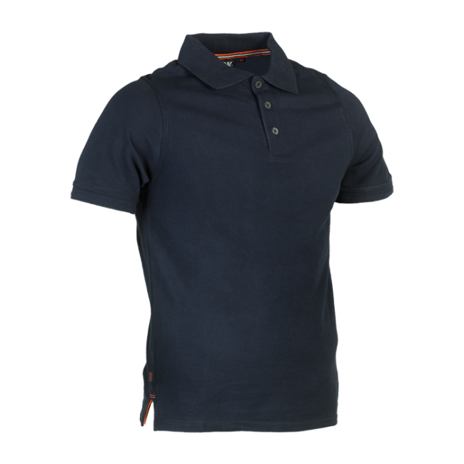 Kurzarm-Polo Levi Marineblau - Herock