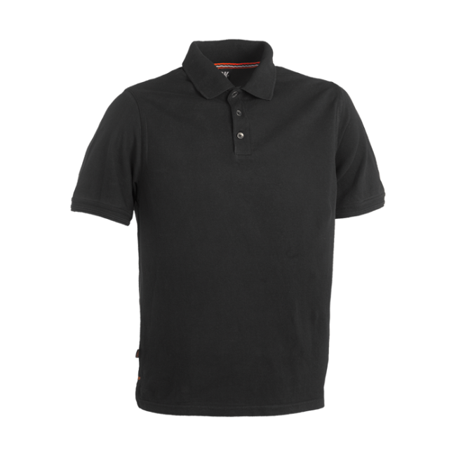 Levi polo manches courtes NOIR - Herock