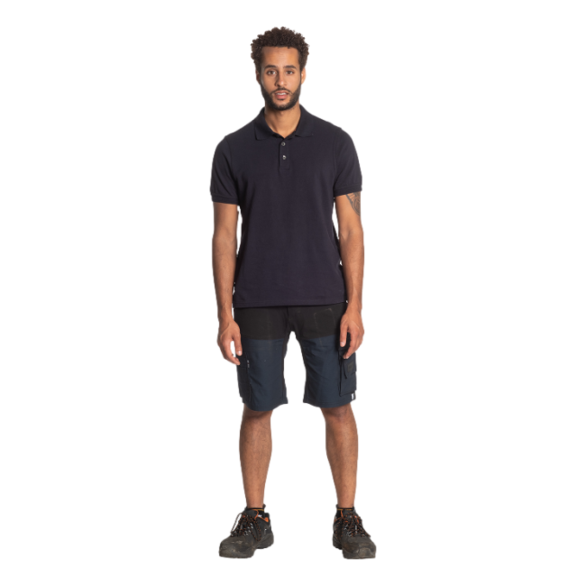 Polo manches courtes Levi Bleu marine - Herock