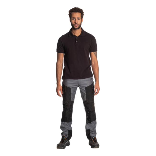 Polo manches courtes Levi Noir - Herock