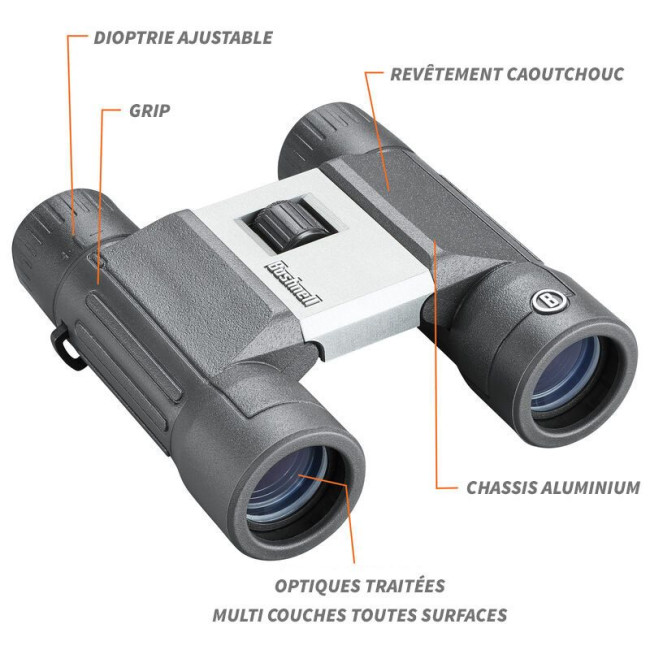 Jumelles Bushnell Powerview 2 10X25 - Bushnell
