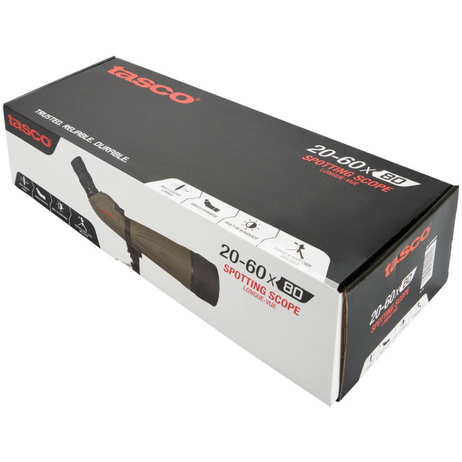 Spektiv mit Stativ 20-60x80 olivgrün - Tasco