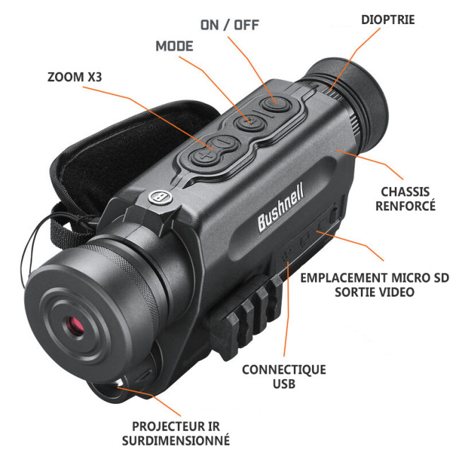 NACHTSICHT-MONOKULAR BUSHNELL EQUINOXX650 5x32