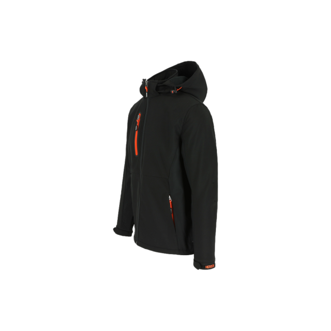 Trystan softshell jas Zwart - Herock
