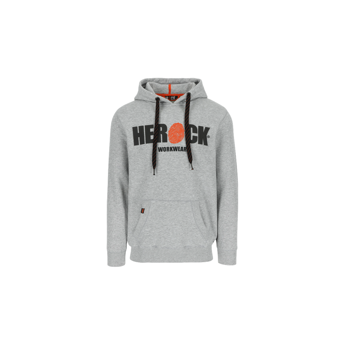 Pyrotechnik Felpa Uomo Con Cappuccio - Grigio Scuro Mélange, Taglia M - 80% Cotone 20% Poliestere, Interno Ruvido