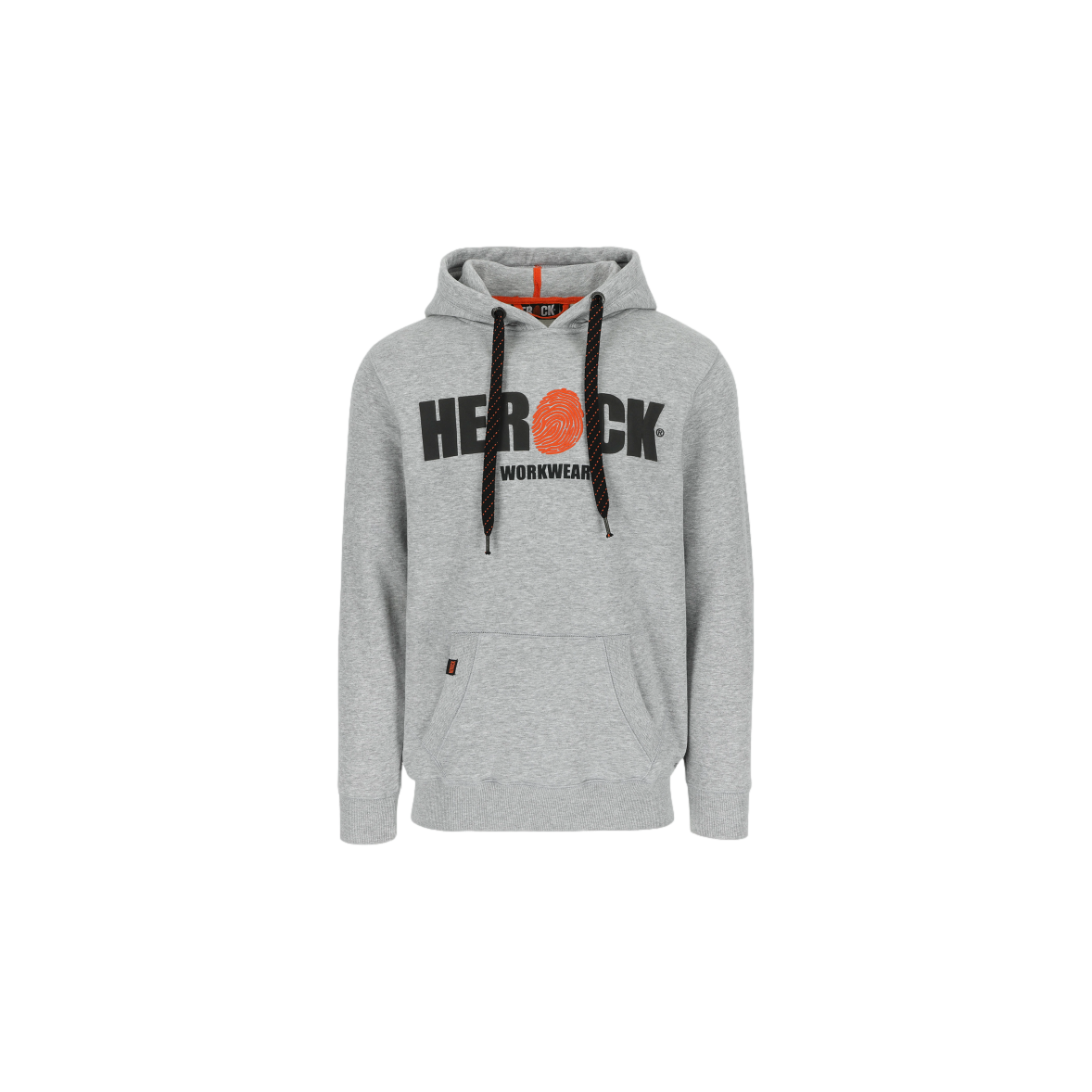 Pyrotechnik Felpa Uomo Con Cappuccio - Grigio Scuro Mélange, Taglia M - 80% Cotone 20% Poliestere, Interno Ruvido