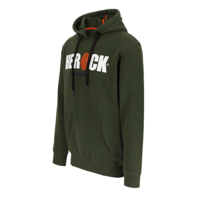 Bluza z kapturem Hero Ciemny khaki i czarny - Herock