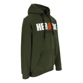 Sweater avec capuchon Hero Kaki foncé et noir - Herock