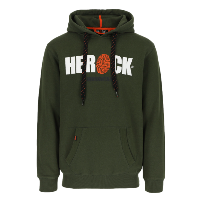 Sweater avec capuchon Hero Kaki foncé et noir - Herock