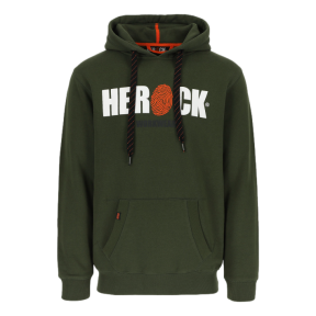 Kapuzensweater Hero dunkelkhaki und schwarz - Herock