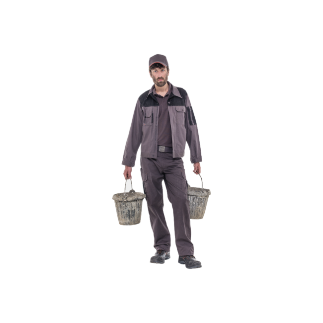 Pantalon de travail court Thor gris - Herock
