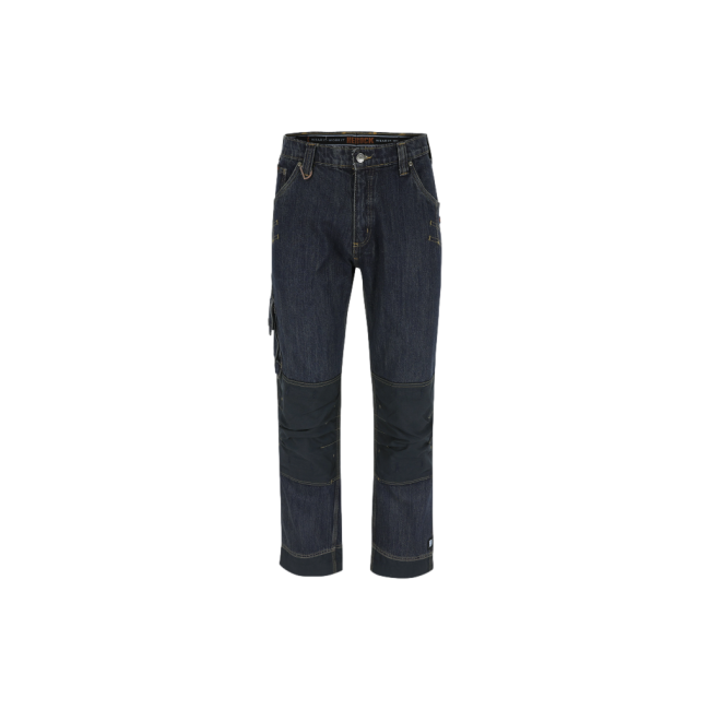 Pantalon de travail Kronos en jean bleu foncé - Herock
