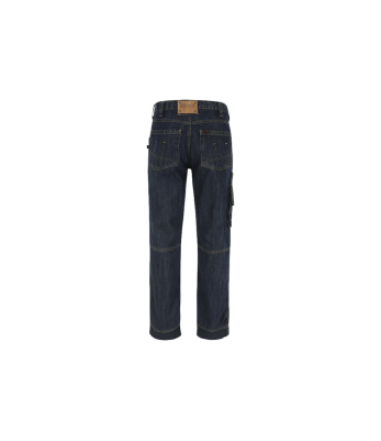 Pantalon de travail Kronos en jean bleu foncé - Herock